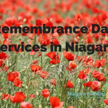 remembrance day ceremonies in Niagara